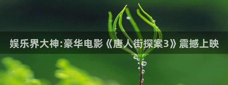 娱乐界大神:豪华电影《唐人街探案3》震撼上映